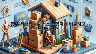 광주 서창동 이사청소, 꼼꼼하게 비교하고 선택하세요!